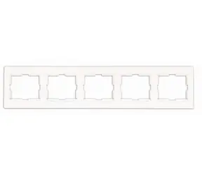 Schneider Electric AYA5800921 Anya biela / Rámček / Päťnásobný