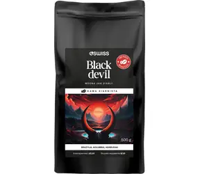4Swiss Black Devil / Zrnková káva / 500 g