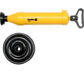 Vorel 55505 / Čerpadlo na čistenie odpadov / Zvon / 2 hubica O135 a 63 mm