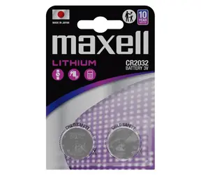 Maxell CR2032 / Gombíková batéria / Lítiová / 3V / 2 ks