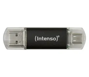INTENSO Twist Line 128GB antracitová / Flash disk / USB-A + USB-C / USB 3.2 Gen 1 / 70 MB/s