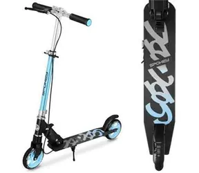 Spokey VACAY PRO modrá / Kolobežka / ručná brzda / kolieska 145 mm