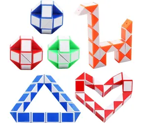 Orion Hlavolam Magic Snake mix farieb / Hlavolam / 26 cm / rozvoj logiky a motoriky