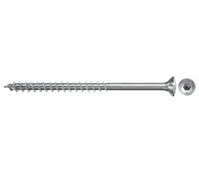 fischer Power-Fast II 5,0x40 / Skrutka do drevotriesky / zápustná hlava TX / celý závit / biely zinok / 200 ks
