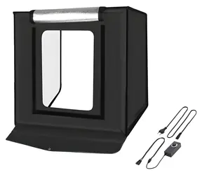 Puluz PU5060EU / Fotografický stan / LED osvetlenie / 60×60×60 cm / 3380 lm / 5500K