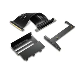Sharkoon Angled Graphics Card Kit 4.0 čierna / PCIe 4-slot Riser / PCIe 4.0 x16 / kábel 175mm