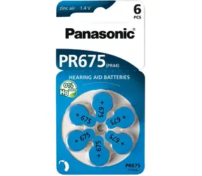 Panasonic AZ675/V675/PR675 / Batéria do načúvadiel / 1,4 V / 6 ks