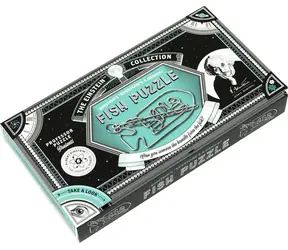 Professor PUZZLE Hlavolam Albert Einstein: Fish Puzzle / Kov / Obtiažnosť 3 z 5