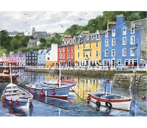 GIBSONS Puzzle Tobermory, Škótsko / 1000 dielikov / 68 × 49 cm