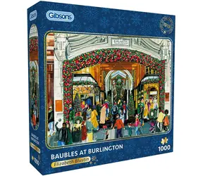 GIBSONS Puzzle Ozdoby v Burlingtone / 1000 dielikov / 68 × 49 cm