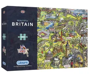 GIBSONS Puzzle Nádherná Británia