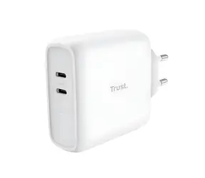 Trust Maxo 65W biela / Nabíjačka / 65W / 2x USB-C