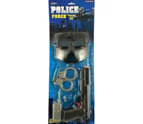 Orion Policajná sada so samopalom / Samopal, vysielačka, maska a doplnky / Plast / 25 x 12 cm