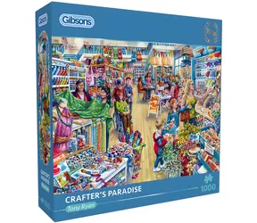 GIBSONS Puzzle Tvorivý raj / 1000 dielikov / 68 x 49 cm
