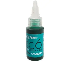 XSPC EC6 ReColour Dye UV azúrová / Farbivo do chladiacej kvapaliny / Koncentrát / UV reaktívny / 30 ml