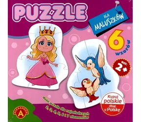 ALEXANDER Baby puzzle Princezná 6v1 / Puzzle / 6x 2-7 dielikov