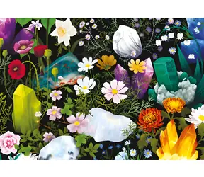 GIBSONS Puzzle Ozdravné kryštály / 500 dielikov