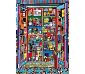 GIBSONS Puzzle Britská špajzľa / 1000 dielikov / 49 x 68 cm