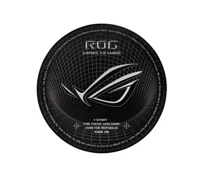 Asus ROG Cosmic Mat II čierna / Herná podložka na zem / 117 × 117 cm / polyester, guma