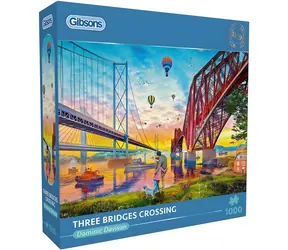GIBSONS Puzzle Tri mosty NAD riekou