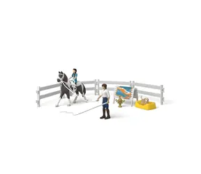 Schleich Horse Club Voltižová sada Kim / Hracia sada s figúrkami / od 4 rokov / plast