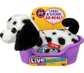 Moose Little Live Pets Plyšové šteňa Pepper / Interaktívna hračka / od 5 rokov / zvuky
