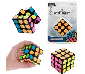TOI-TOYS Hlavolam kocka 3x3/6x6x6 cm