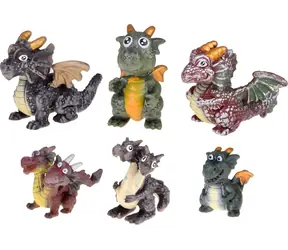 JOKOMISIADA Sada dračích figúrok II / Figúrky / 6 ks / cca 3-6 cm / plast