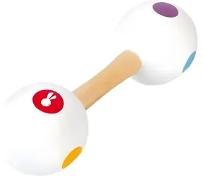 JANOD Drevené maracas / Hudobná hrkálka / Drevené / pre najmenších