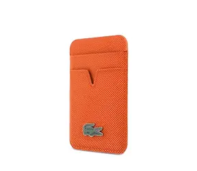 Lacoste Iconic Petit Pique MagSafe Peňaženka oranžová / Peňaženka / MagSafe / PU