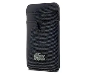 Lacoste Iconic Petit Pique MagSafe Navy / Peňaženka / PU / Magnetické uchytenie