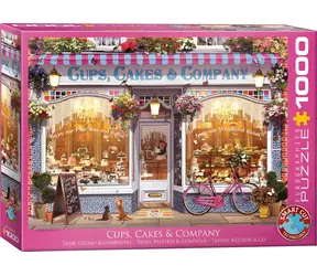 EUROGRAPHICS Puzzle Cukráreň Cups, Cakes & Company