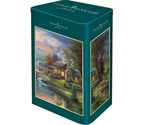 Schmidt Puzzle v plechovej krabičke Raj prírody