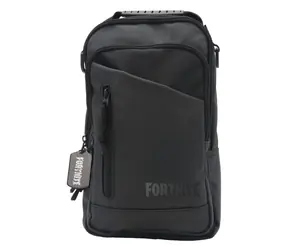 CYP Brand Fortnite Where we droppin'? taška čierna / Taška cez rameno / veľká