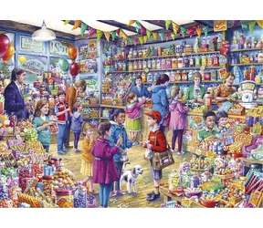 GIBSONS Puzzle Stará cukráreň / 1000 dielikov / 68 x 49 cm