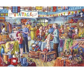 GIBSONS Puzzle Takmer nové / 1000 dielikov / 68 x 49 cm