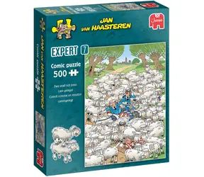 JUMBO Puzzle JvH Expert 7: Ovečka neprejde / 500 dielikov / 35 x 49 cm / od 15 rokov