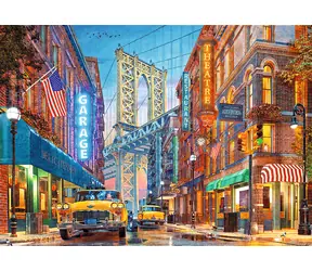 Trefl Puzzle Premium PLUS Tea Time: Výhľad na most v Manhattone / 500 dielikov / 48 x 34 cm