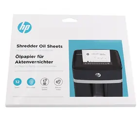 HP Olejové čistiace listy pre skartovačky / Údržbový list do skartovačky / A5 / 12 ks