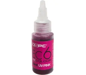 XSPC EC6 ReColour Dye UV ružová / Farbivo do chladiacej kvapaliny / Koncentrát / UV reaktívny / 30 ml