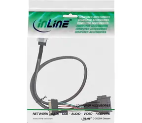 InLine Kábel SFF-8643 - U.2 SFF-8639 + SATA čierna