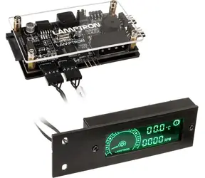 Lamptron TC20 čierna / Kontroler ventilátorov a LED / PCI / 1 kanál