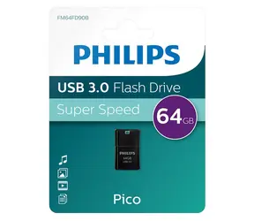 Philips Pico Edition 64GB čierna / Flash disk / USB 3.0