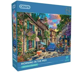 GIBSONS Puzzle Ráno v Stredomorí / 1000 dielikov / 68 x 49 cm