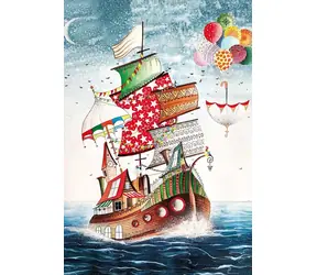 MAGNOLIA Puzzle Slobodná loď / 1000 dielikov / 48 x 68 cm