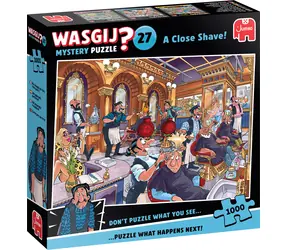 JUMBO Puzzle WASGIJ Mystery 27: Dôkladné oholenie! / 1000 dielikov / od 15 rokov