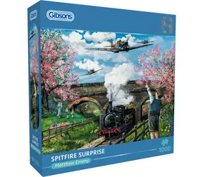 GIBSONS Puzzle Spitfire prekvapenie / 1000 dielikov