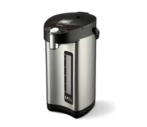 Maestro MR-081 nerez, čierna / Rýchlovarná kanvica / 750 W / 4,5 l / regulácia teploty / otočný podstavec
