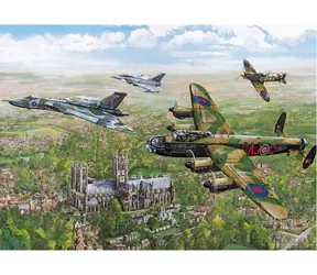 GIBSONS Puzzle Výmena stráží XL / 500 dielikov / 68 x 49 cm