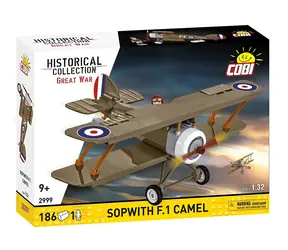 Cobi Stavebnica Sopwith F.1 Camel / Great War / 2999 / 1:32 / 186 kociek / od 9 rokov